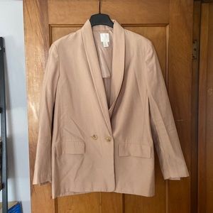 H&M blush blazer